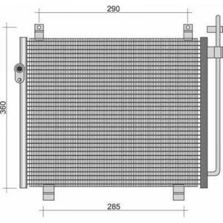 Condenseur de clim. WAGON R+. 