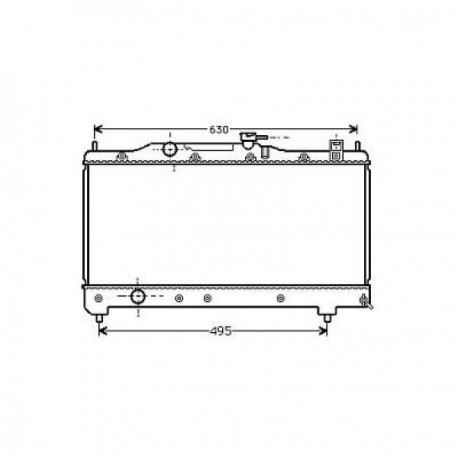 Radiateur refroidissement du moteur Toyota Avensis 98-03