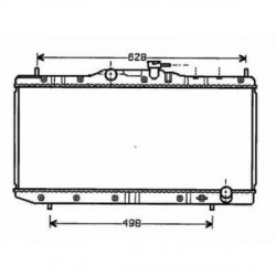 Radiateur refroidissement du moteur Toyota Avensis 98-03