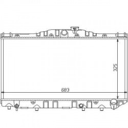Radiateur refroidissement du moteur Toyota Corolla 87-92 Berline Break Compact