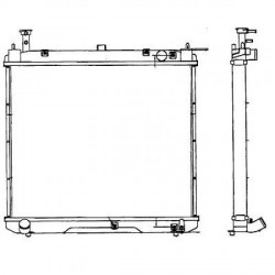 Radiateur eau TOYOTA HIACE96-01 525x625x46