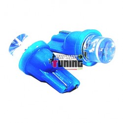 2 VEILLEUSES W5W LED T10 BLEUES (03709)