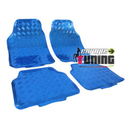 TAPIS DE SOL UNIVERSELS LOOK ALUMINIUM BLEUS (03039)
