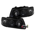 PHARES ANGEL EYES AUDI A3 NOIRS PHASE 1 (01264)
