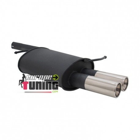 POT ECHAPPEMENT SILENCIEUX SPORT AUDI A4 8E 2x76mm (18422)