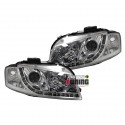 PHARES DEVIL EYES AUDI A3 CHROM 2003-2008 (x13664)