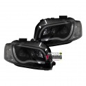 PHARES LIGHT BAR AUDI A3 NOIRS 2003-2008 (02737)