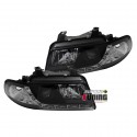 PHARES DEVIL EYES AUDI A4 NOIRS 1995-1999 (13099)