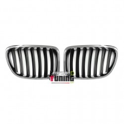 CALANDRE SPORT NOIRE CHROM BMW X1 (03978)