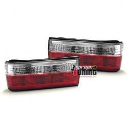 Paire de feux Cristal / Rouge BMW E30 phase 2 (13583)