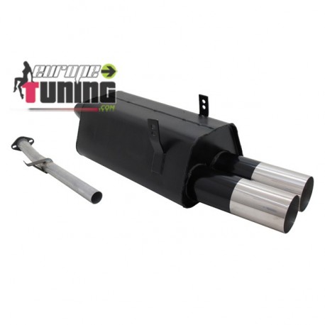 ECHAPPEMENT SPORT E36 316i 318i 2x90mm ROND (18310)