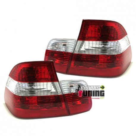FEUX TUNING ROUGES / CRISTAL BMW E46 BERLINE 98-01 (10053)