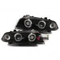 PHARES CCFL ANGEL EYES NOIRS BMW E46 98-01 (00502)