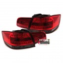 PAIRE DE FEUX LED ROUGES NOIRS BMW E92 06-10 (02335)