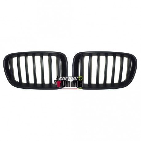 CALANDRE NOIRE MAT POUR BMW X3 APRES 2010 (03103)