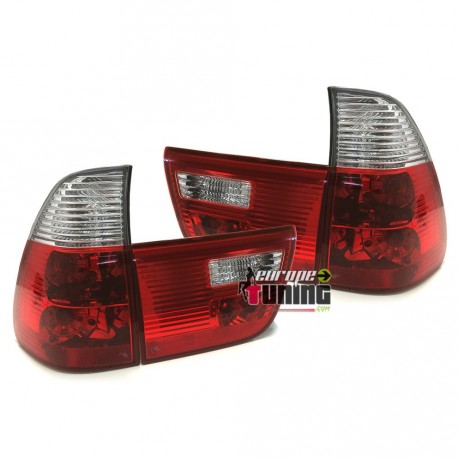 FEUX TUNING ROUGES CRISTAL POUR BMW X5 (10351)
