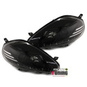 PHARES NOIRS FEUX DE JOUR LED FIAT PUNTO EVO 2009-2012 (03190)