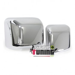 2 COQUES DE RETROVISEURS CHROMEES WRANGLER AP 2007 (02986)