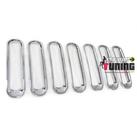 GRILLES CALANDRE CHROMEES JEEP WRANGLER (02988)