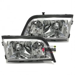 PHARES GLACE LISSE MERCEDES W202 CHROM (12221)