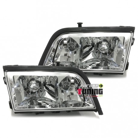 PHARES GLACE LISSE MERCEDES W202 CHROM (12221)
