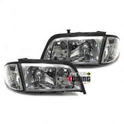 PHARES GLACE LISSE MERCEDES W202 + CLIGNOTANTS (03536)