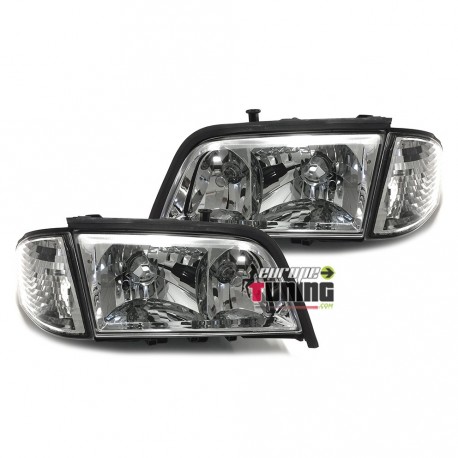 PHARES GLACE LISSE MERCEDES W202 + CLIGNOTANTS (03536)