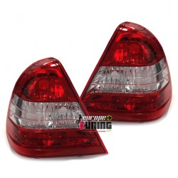 2 FEUX ROUGES / CRISTAL POUR MERCEDES W202 CLASSE C (11511)