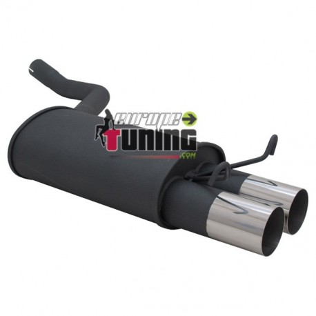 POT ECHAPPEMENT SPORT MERCEDES W201 88-93  2x76mm ROND (18260)