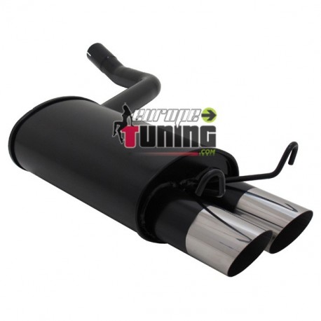 POT ECHAPPEMENT SPORT MERCEDES W201 88-93  2x76mm DRAG (18261)