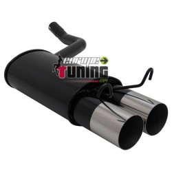 POT ECHAPPEMENT SPORT MERCEDES W201 88-93  2x90mm ROND (18264)