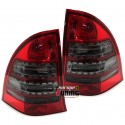 2 FEUX ROUGES FUMES A LED MERCEDES CLASSE C S203 BREAK 2000-2007 (02876)