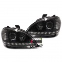 PHARES NOIRS FEUX BANDES LED DEVIL EYES MERCEDES ML W163 1998-2001 (03248)
