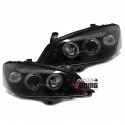 PHARES ANGEL EYES TUNING NOIRS OPEL ASTRA G LED (11673)