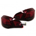 FEUX ARRIERES LED ROUGES FUMES OPEL ASTRA J HATCHBACK 2009-2015 (03228)