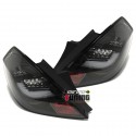 FEUX ARRIERES ROUGES NOIRS LED OPEL CORSA D GTC TWIN TOP 3 PORTES (02777)