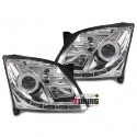 PHARES FEUX AVANTS DEVIL EYES LED CHROME OPEL VECTRA C 2002-2005 PH1 (02873)