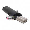 SILENCIEUX ECHAPPEMENT SPORT PEUGEOT 106 91-99 2x76mm (18145)