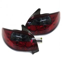 FEUX ROUGES NOIRS CRISTAL PEUGEOT 206 (00931)