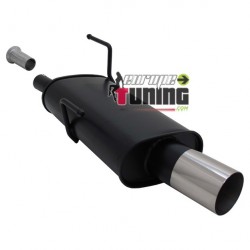 POT ECHAPPEMENT SPORT PEUGEOT 206 1x90mm ROND  (18290)