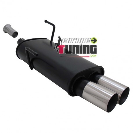 POT ECHAPPEMENT SPORT PEUGEOT 206 2x76mm (18296)