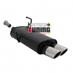 POT ECHAPPEMENT SPORT PEUGEOT 206 2x76mm SPEED (18298)