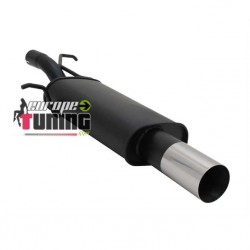 POT ECHAPPEMENT SPORT PEUGEOT 307 1x90mm ROND  (18499)