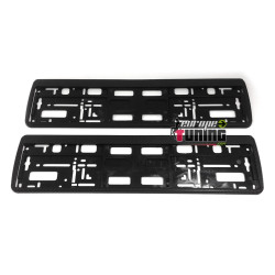 2 SUPPORTS DE PLAQUE D'IMMATRICULATION (04102)