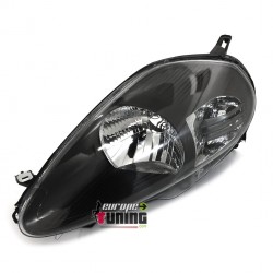 PHARE CONDUCTEUR NOIR GRANDE PUNTO 2005-2008 (04104)