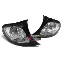 CLIGNOTANTS NOIRS CHROM BMW E46 BERLINE TOURING 01-05 (04118)
