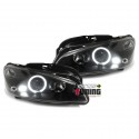 PHARES ANGEL EYES NOIRS PEUGEOT 106 PH2 (11025)