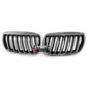 CALANDRE NOIRE CHROM POUR BMW X5 03-07 (04131)