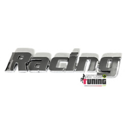 STICKER AUTOMOBILE 3D RACING CHROM (04176)