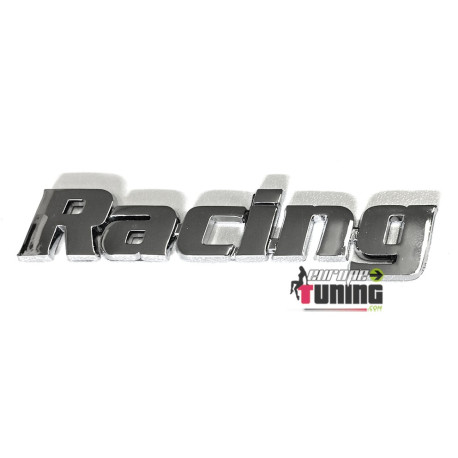 STICKER AUTOMOBILE 3D RACING CHROM (04176)